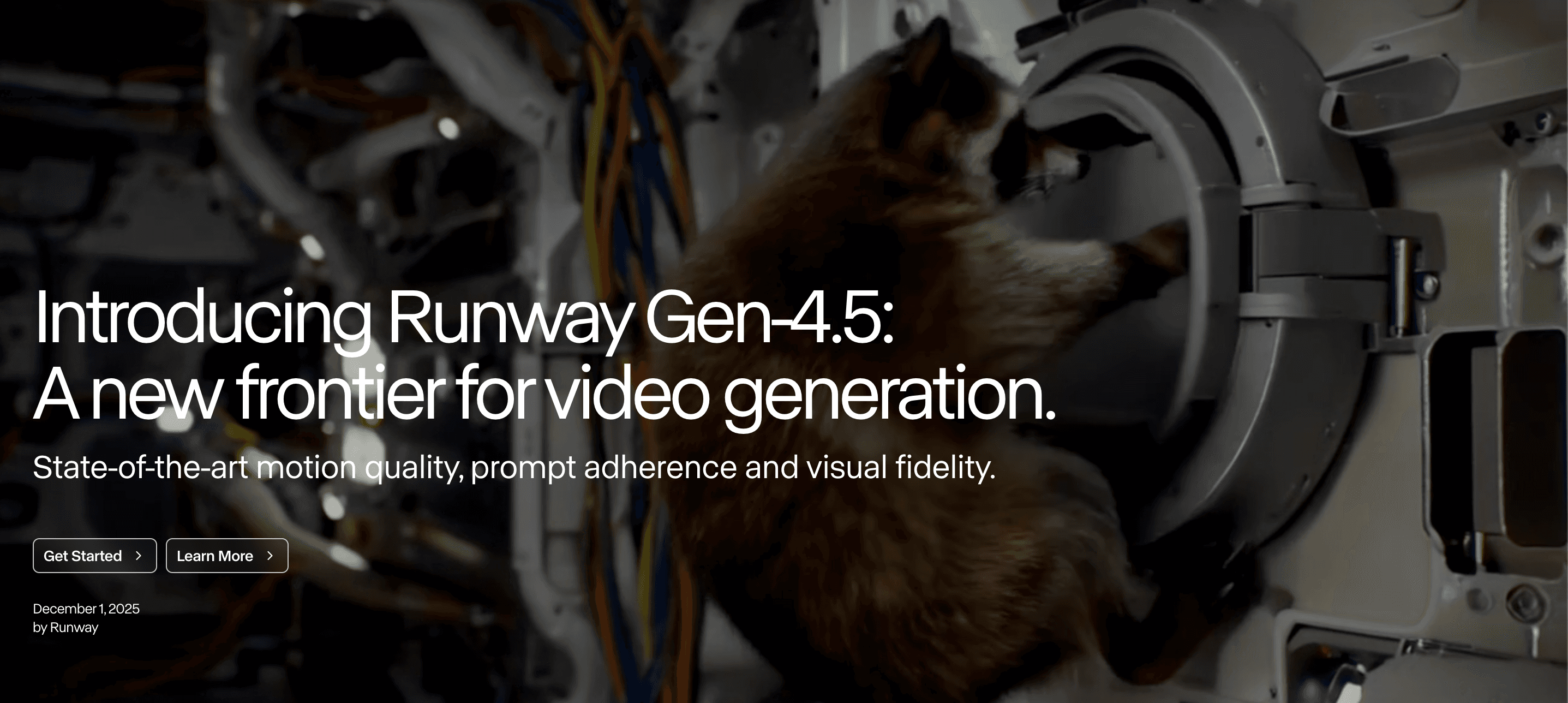 Runway Gen-4.5 product preview