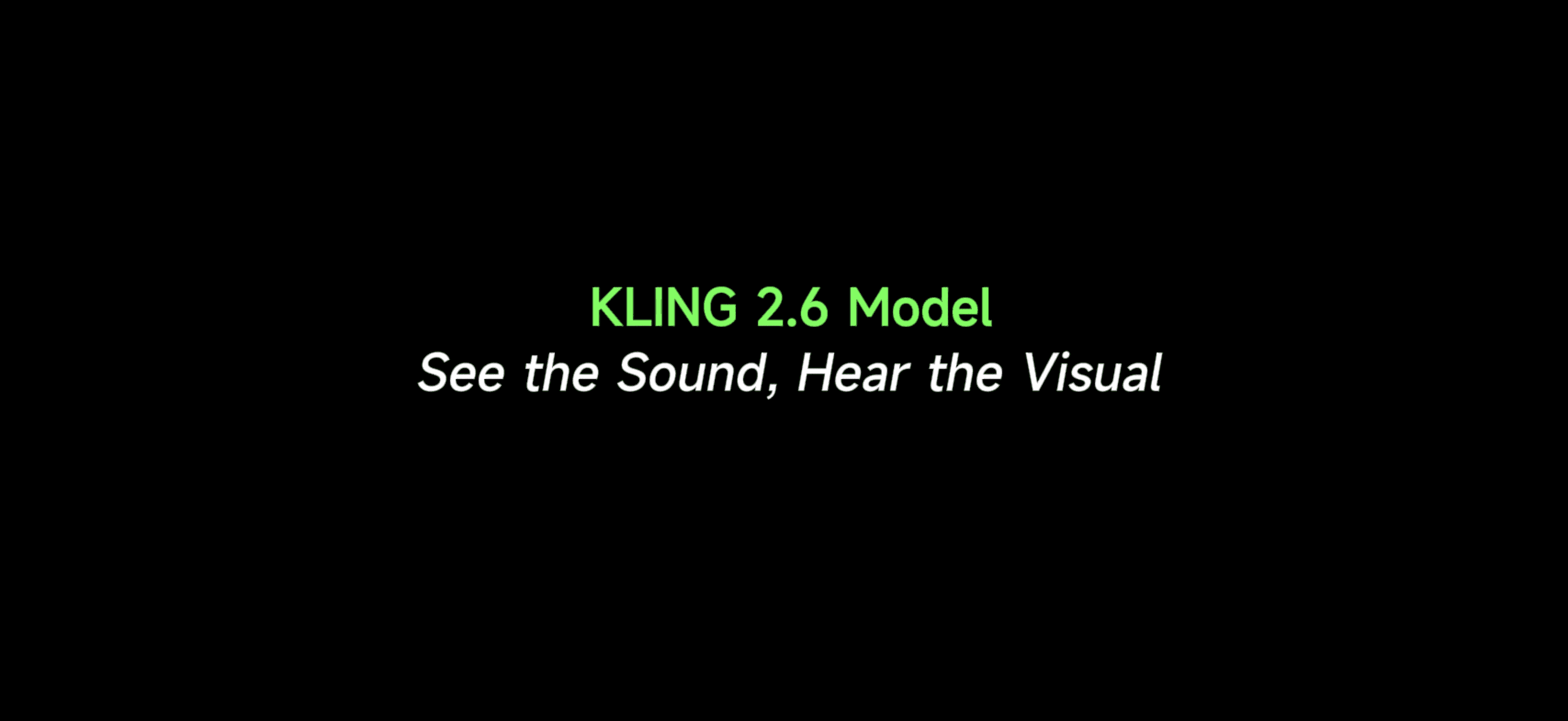 Kling 2.6 product preview