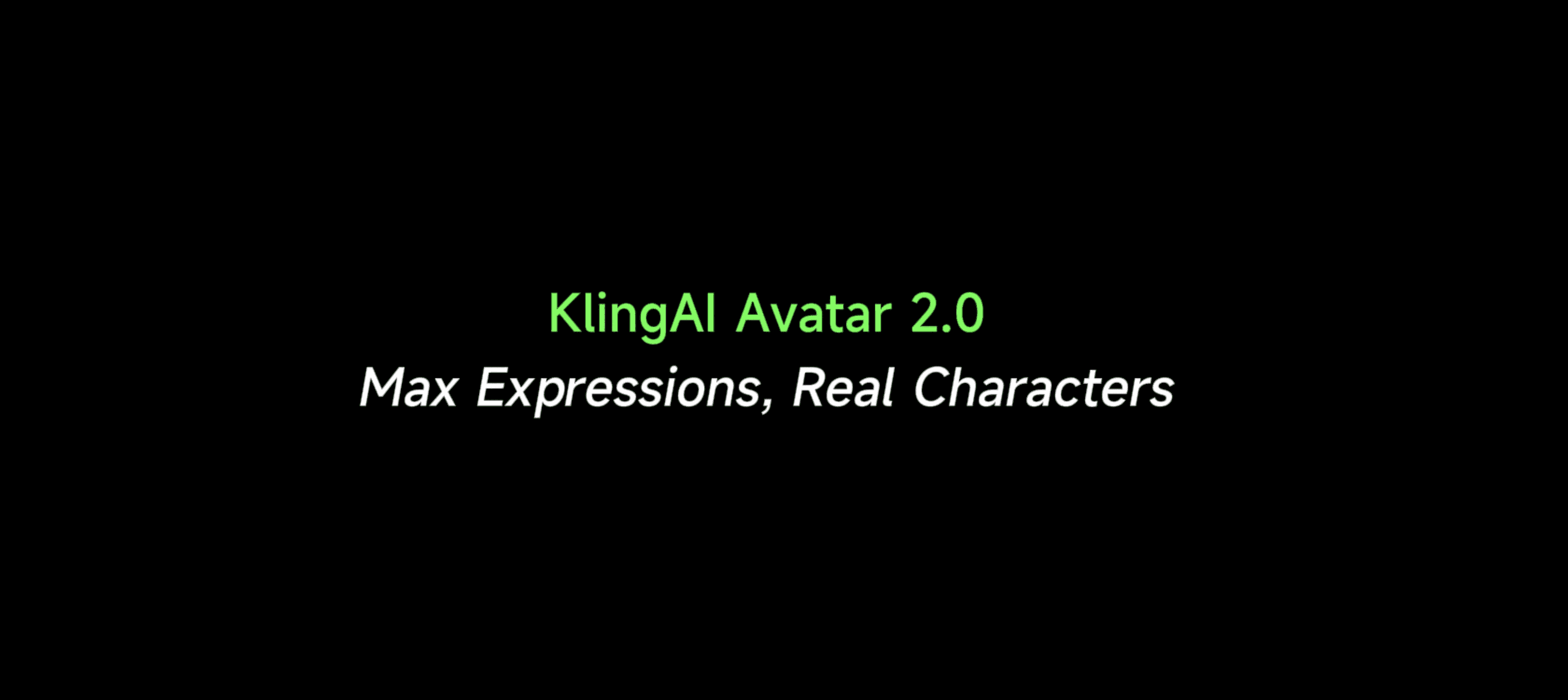 Kling AI Avatar 2.0 product preview