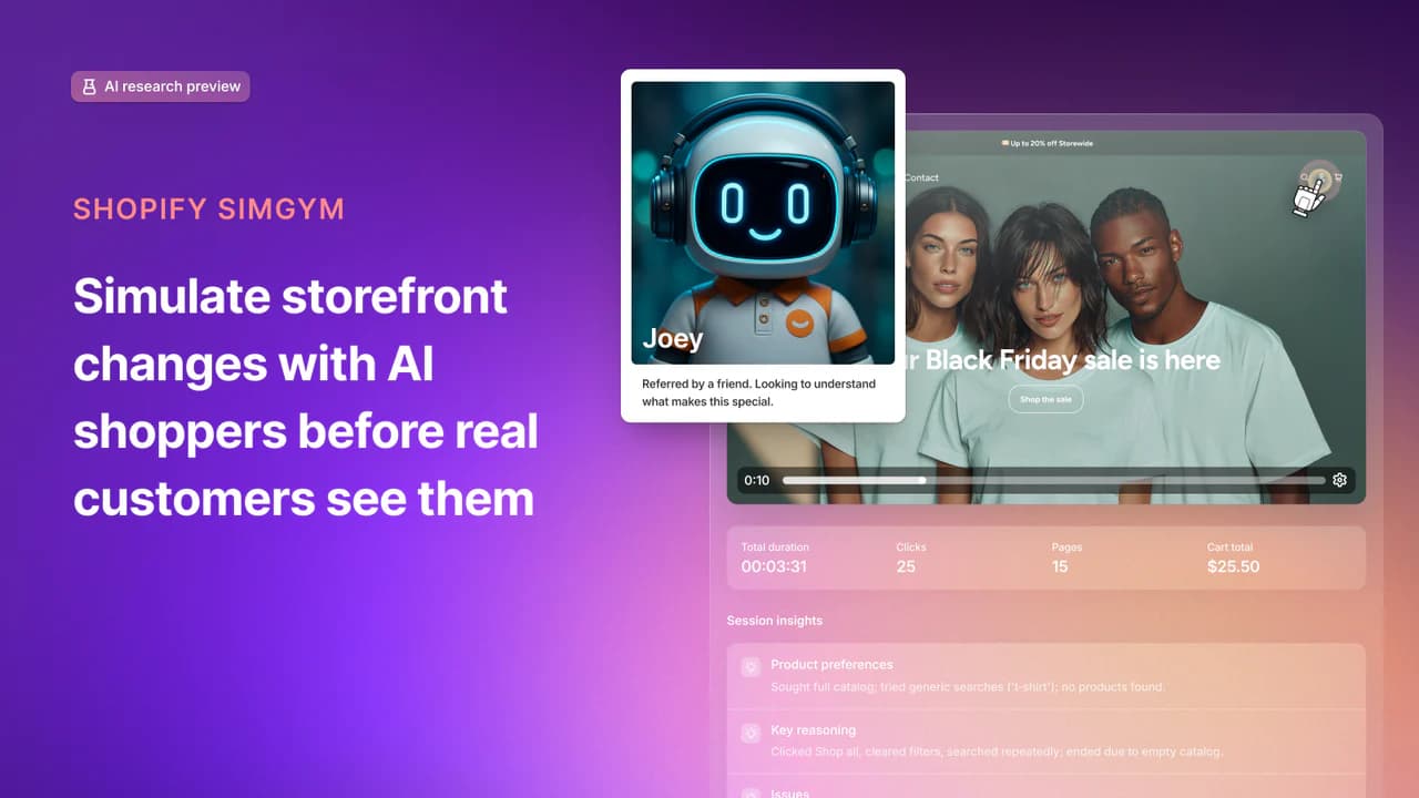 Shopify SimGym product preview