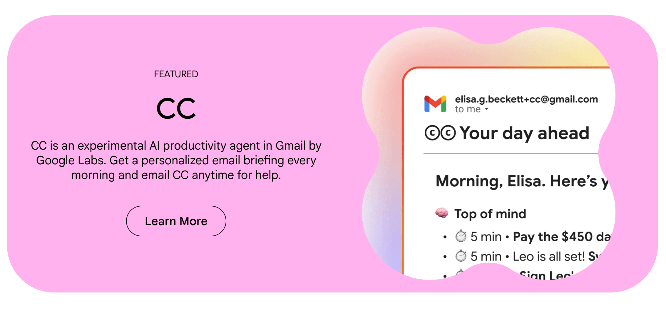 CC product preview
