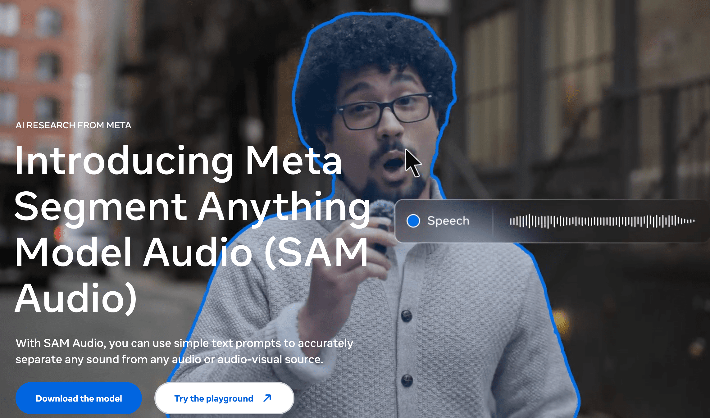 SAM Audio product preview