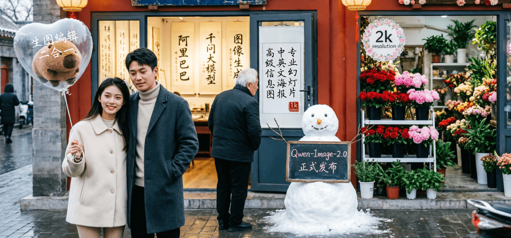 Qwen Image 2.0 product preview