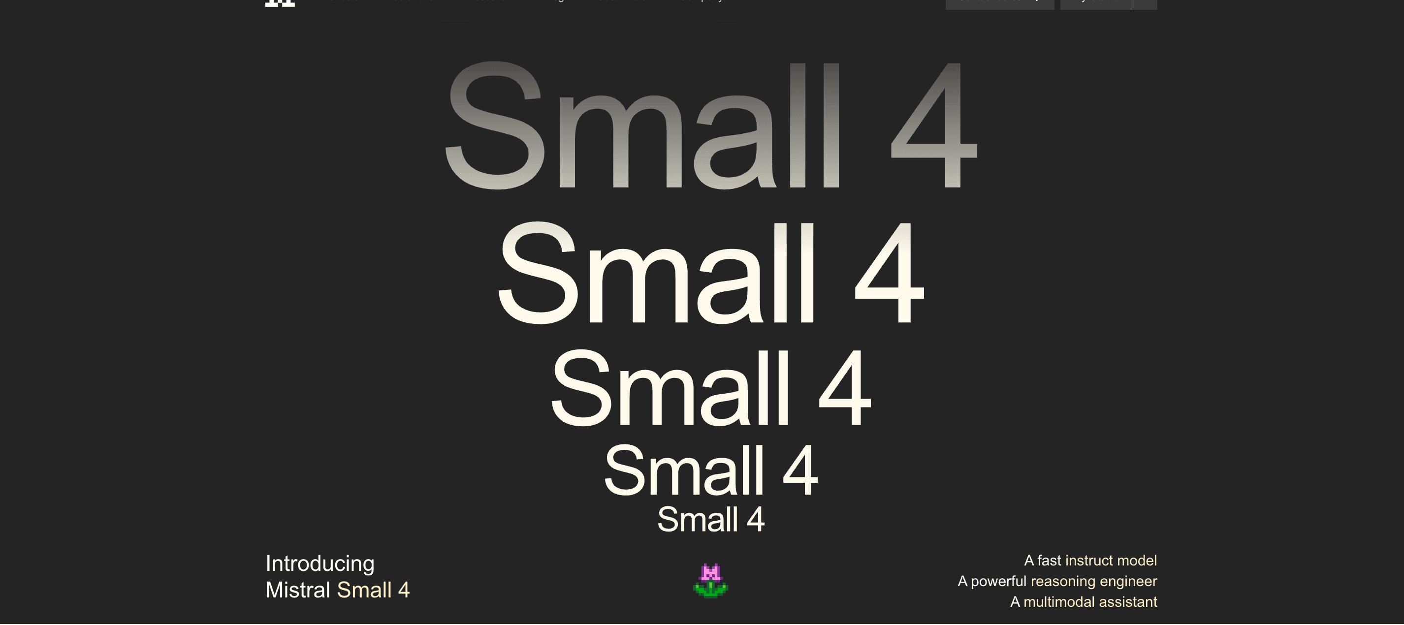 Mistral 4 Small product preview