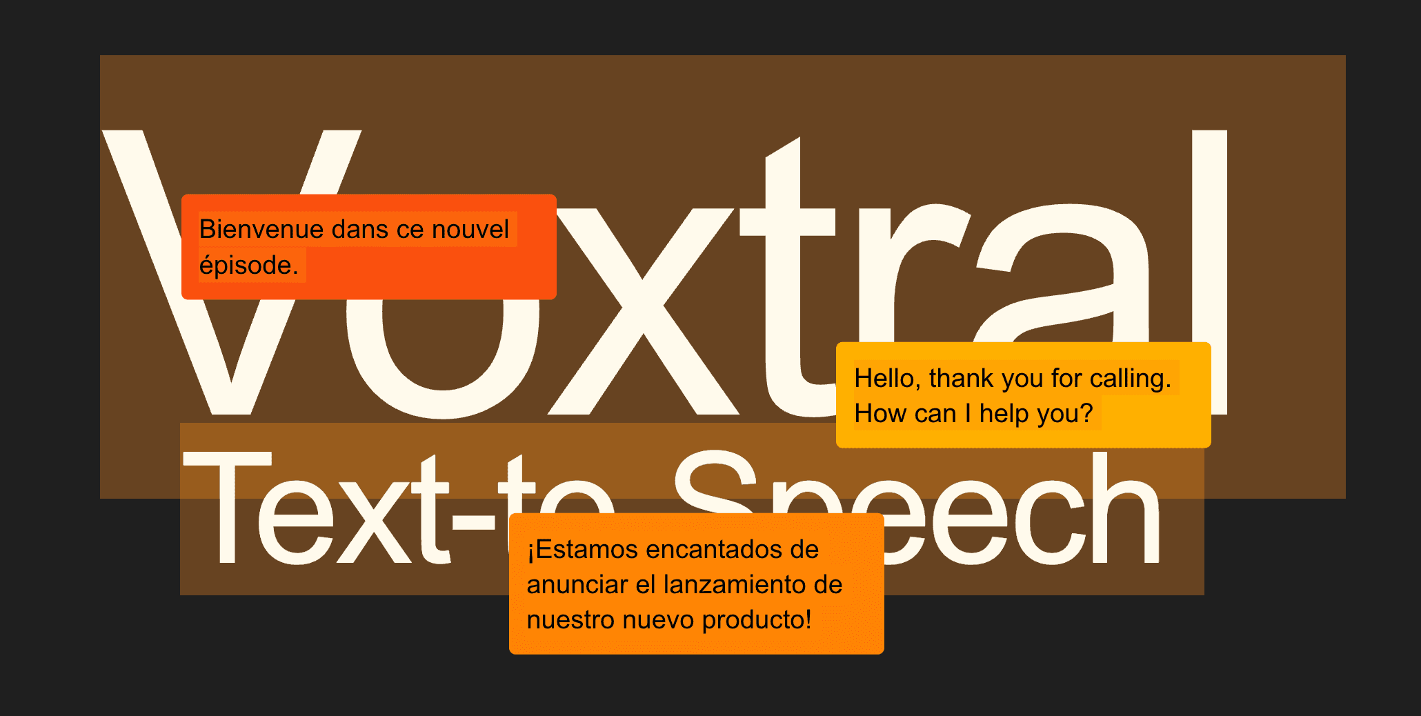 Voxtral TTS product preview