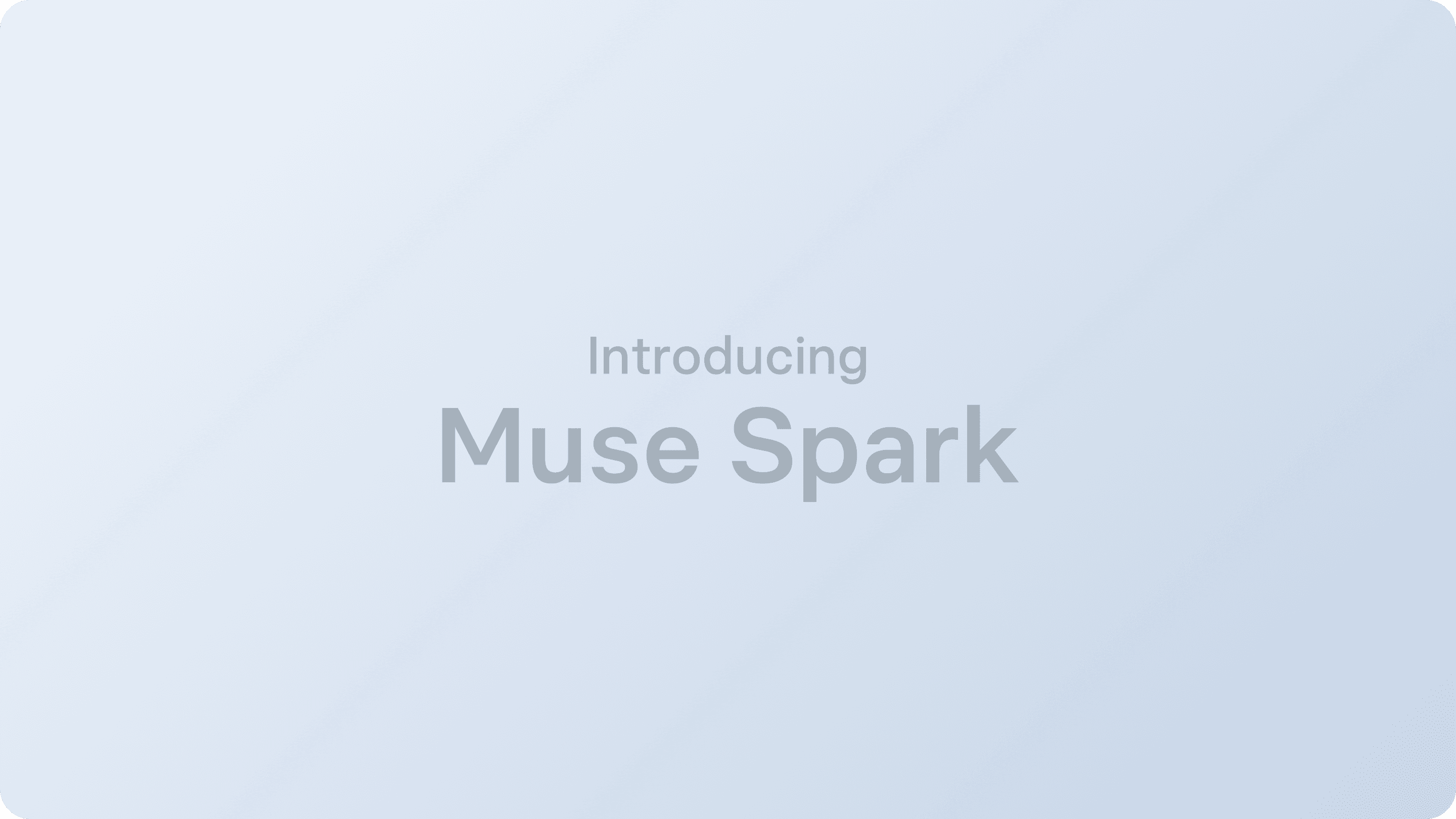 Muse Spark product preview
