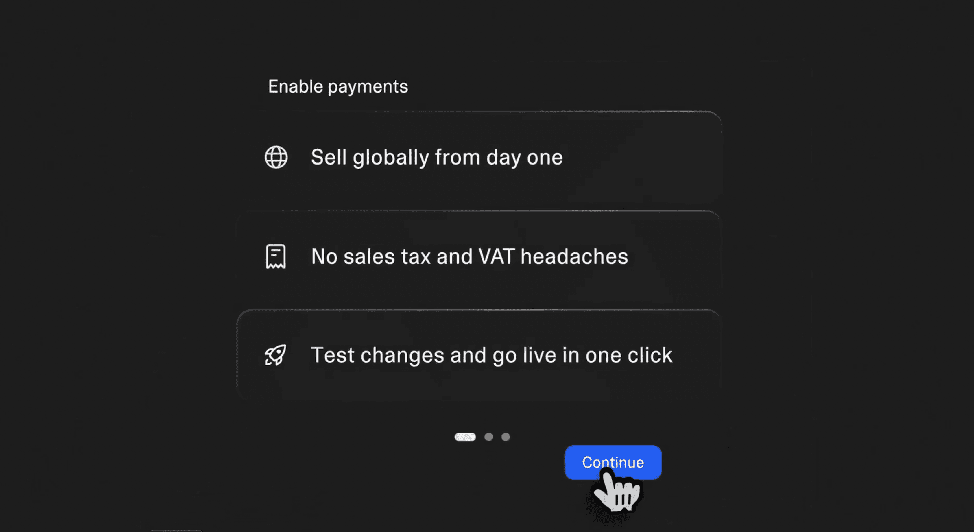 Lovable Payments product preview
