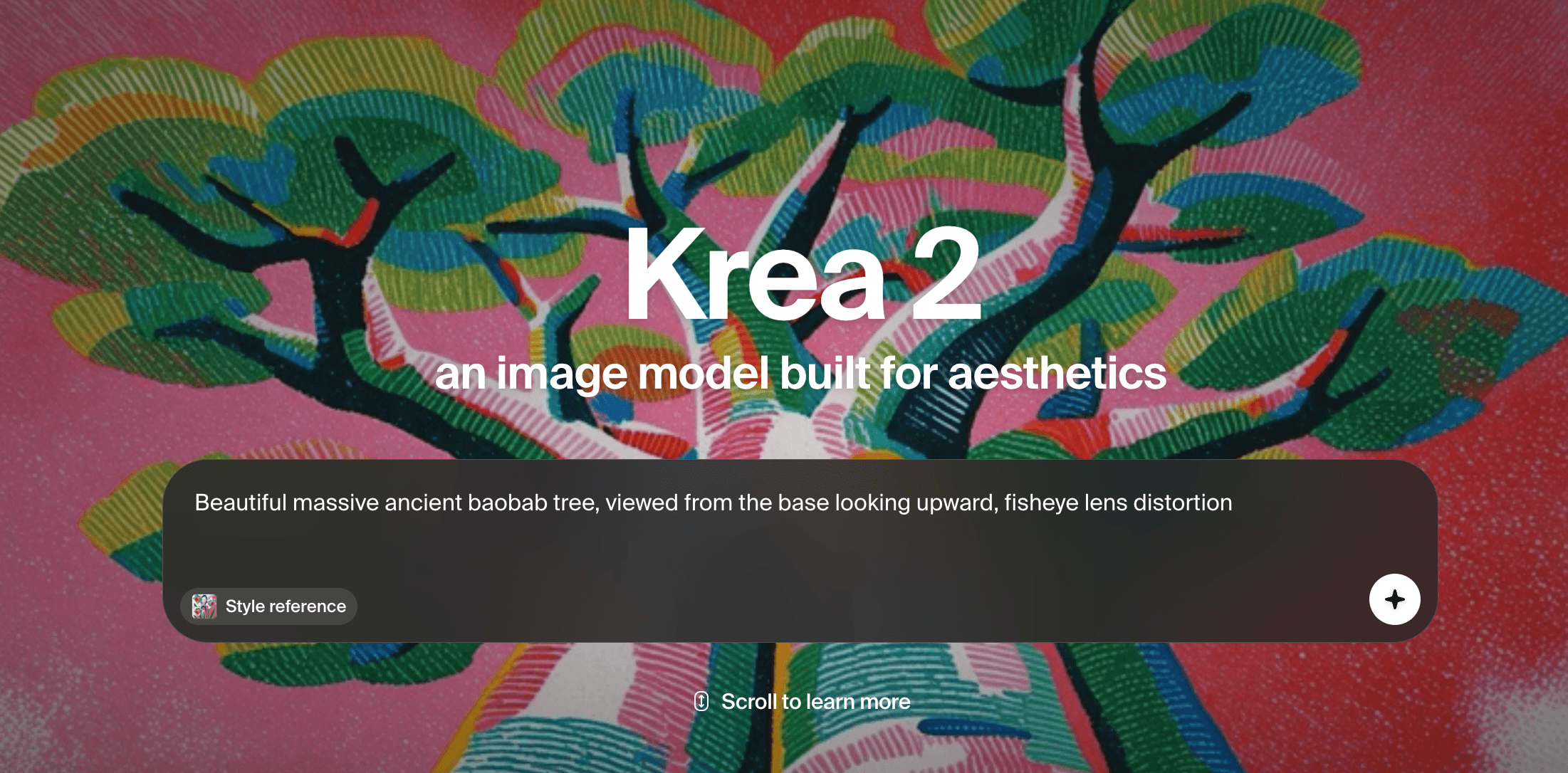 Krea 2 product preview