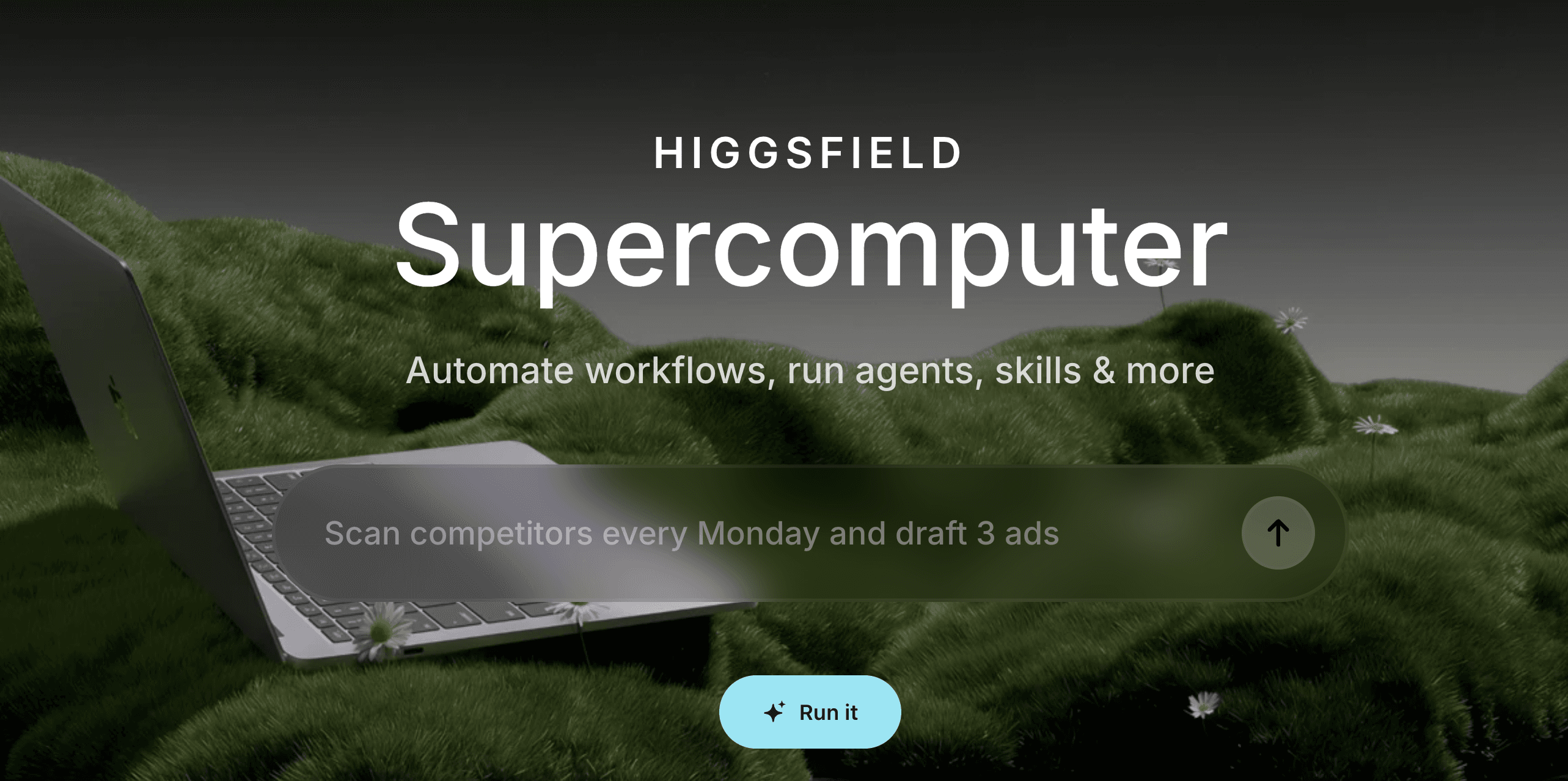 Higgsfield Supercomputer product preview