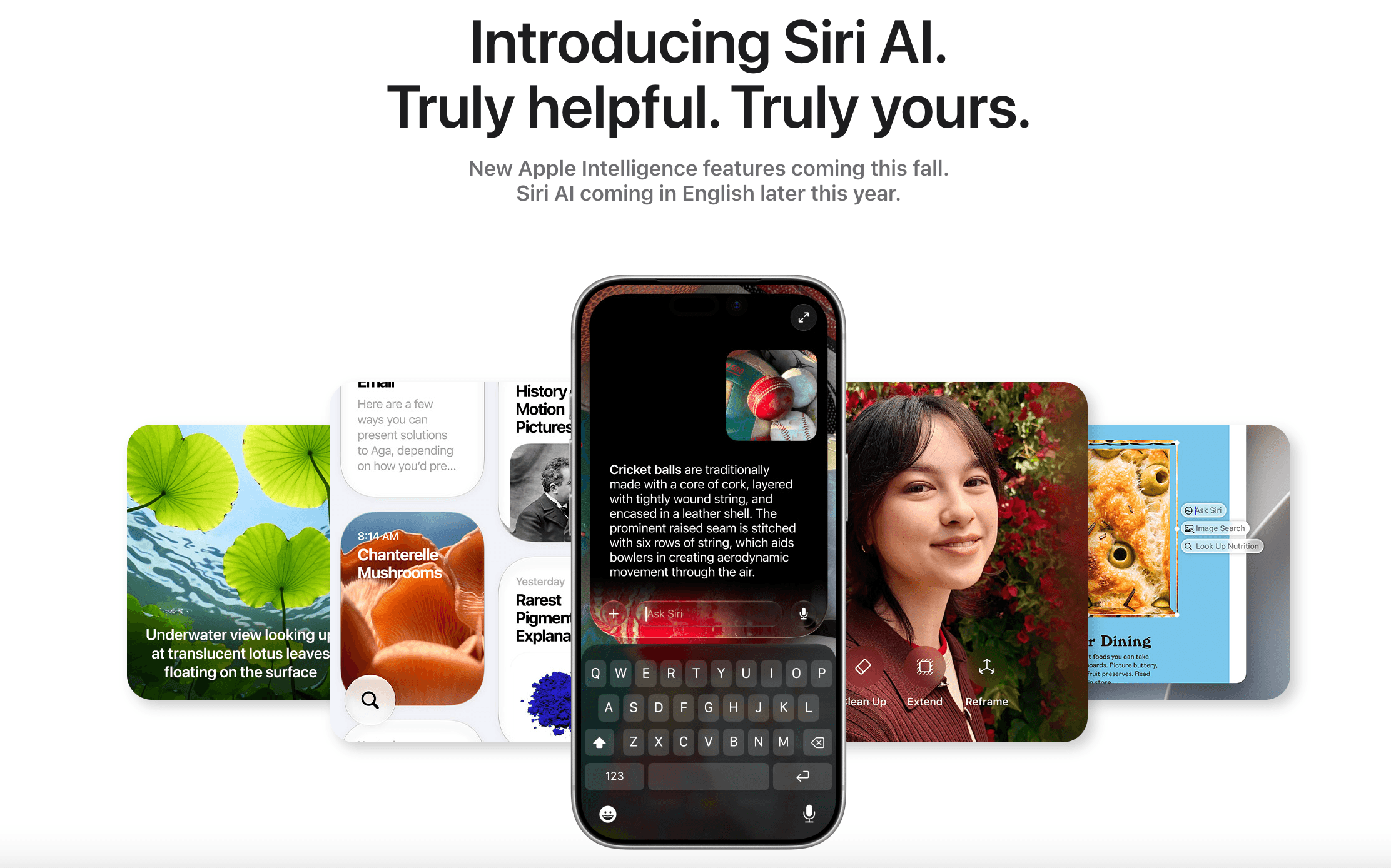 Siri AI product preview