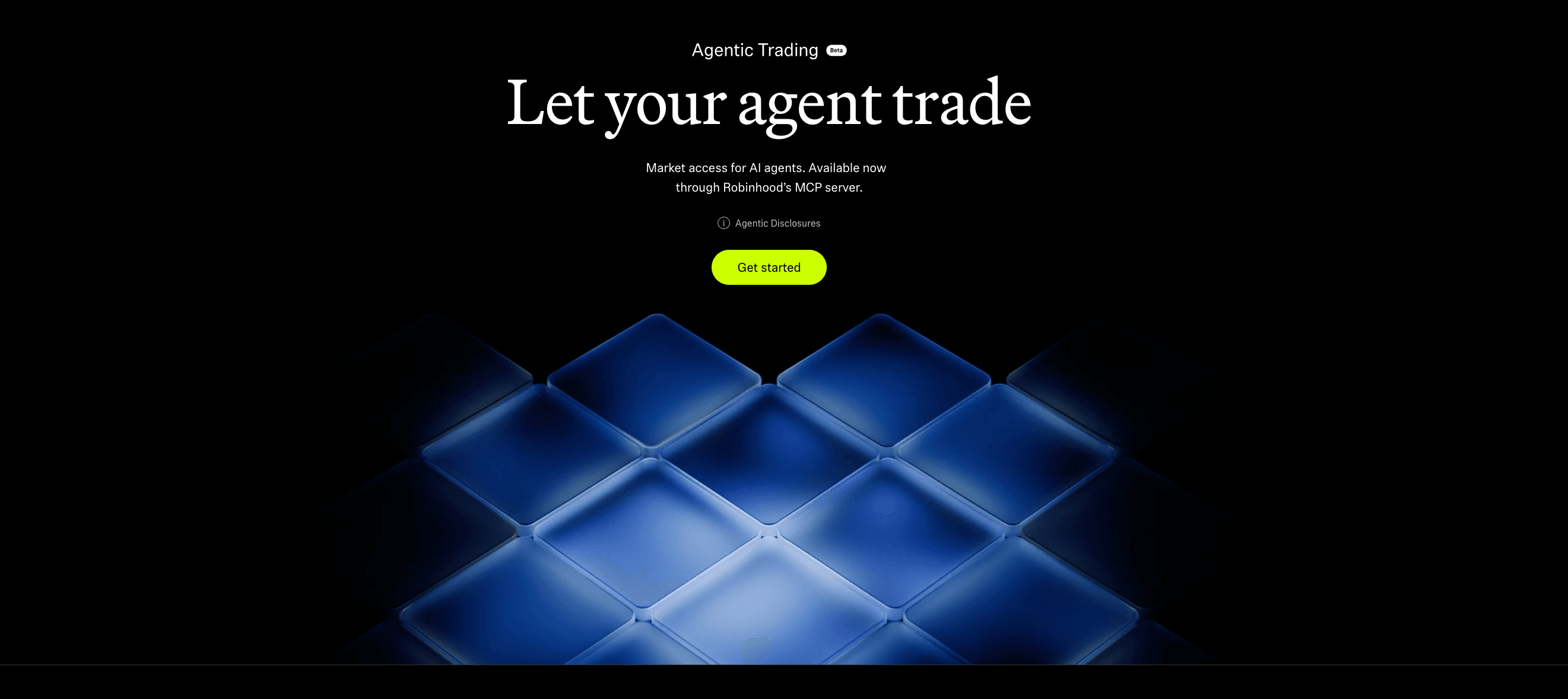 Agentic Trading product preview