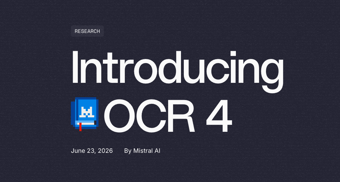 Mistral OCR 4.1 product preview
