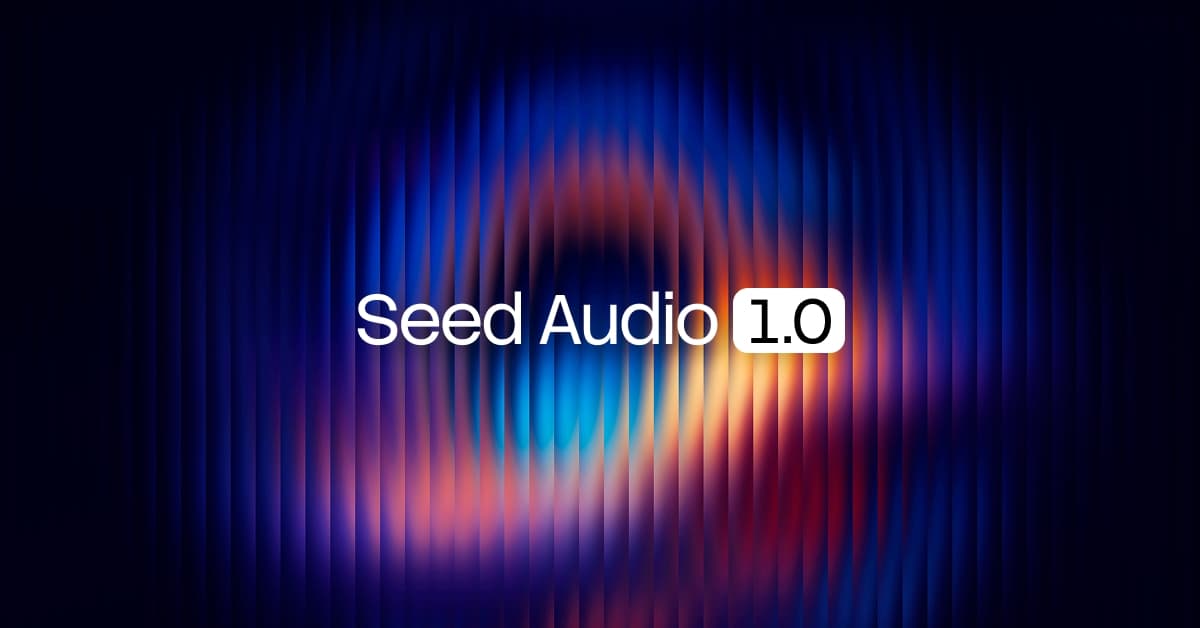 Seed Audio 1.0 product preview