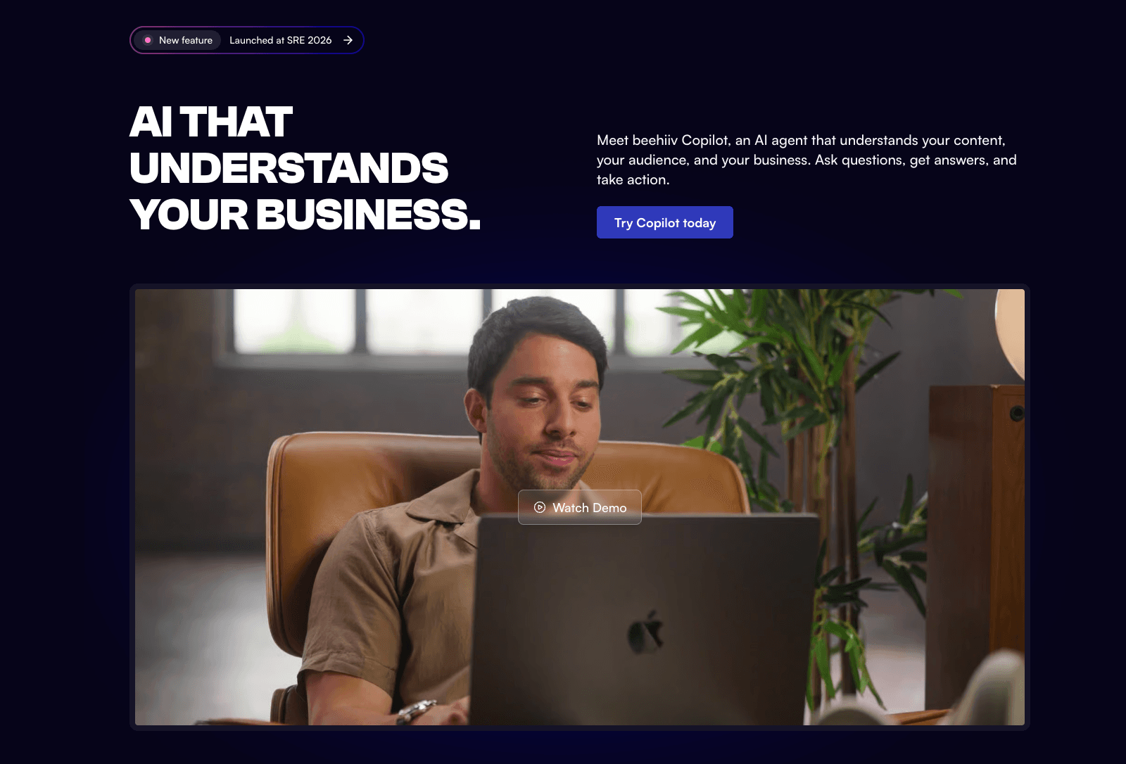 beehiiv Agent product preview