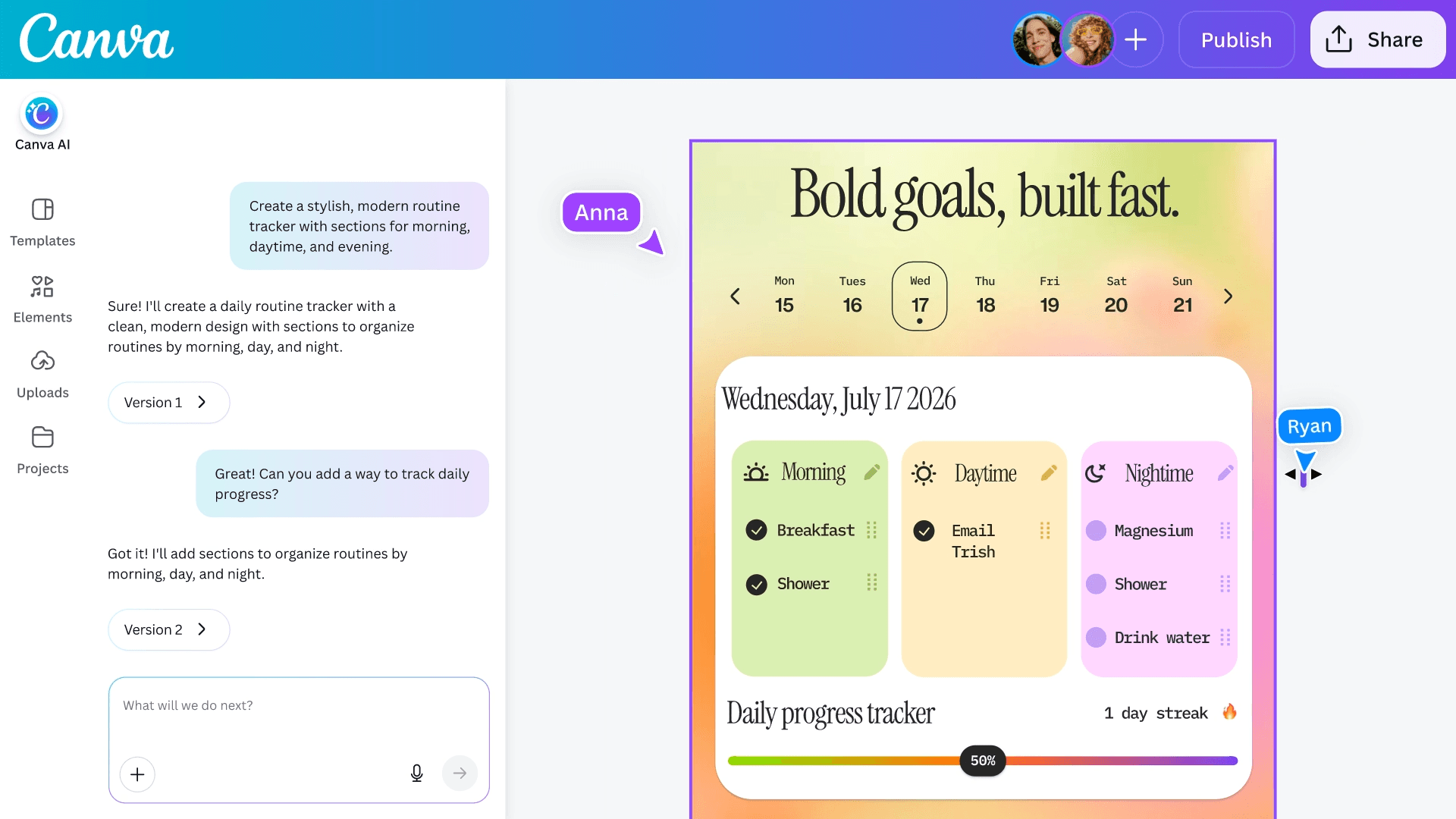 Canva Code product preview