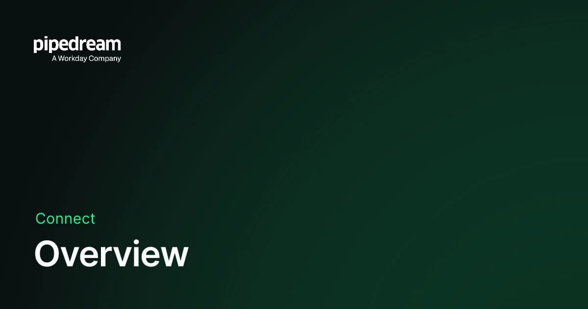 Pipedream product preview