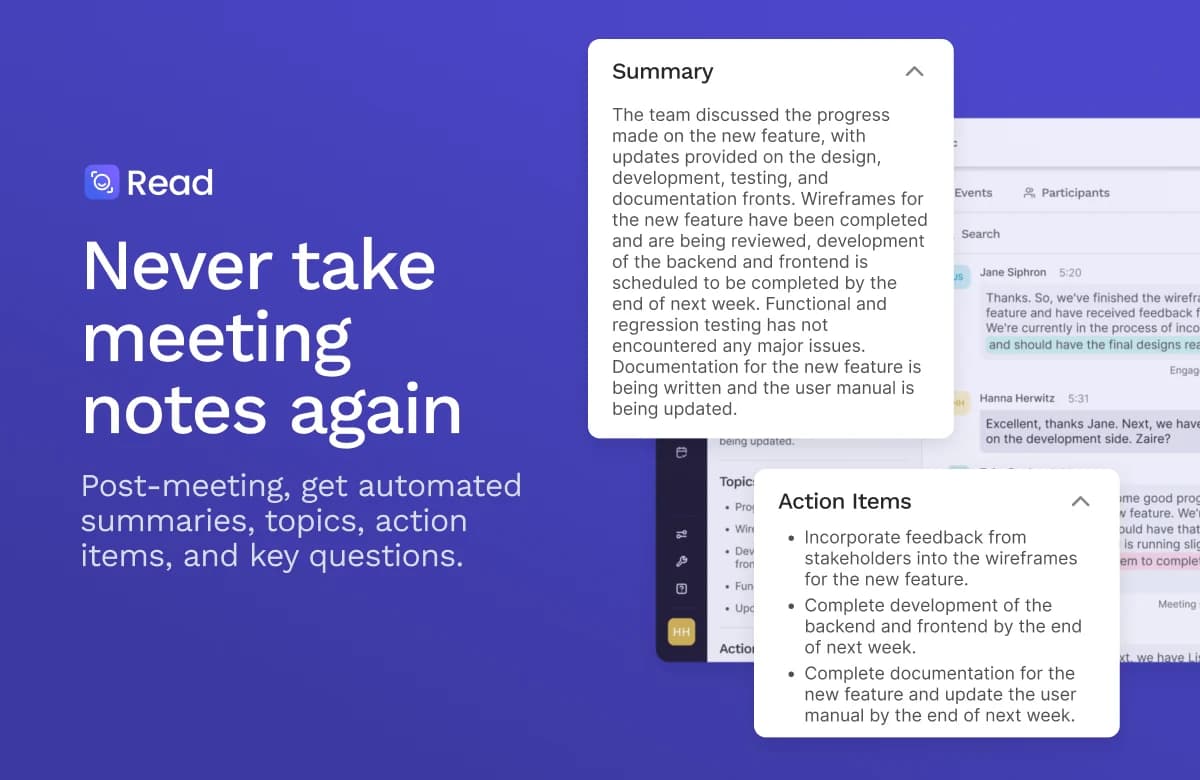 Read AI product preview