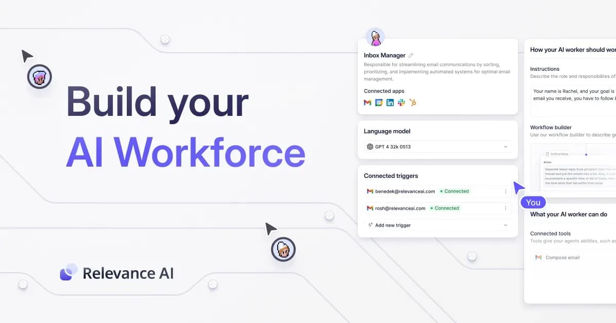 Relevance AI product preview