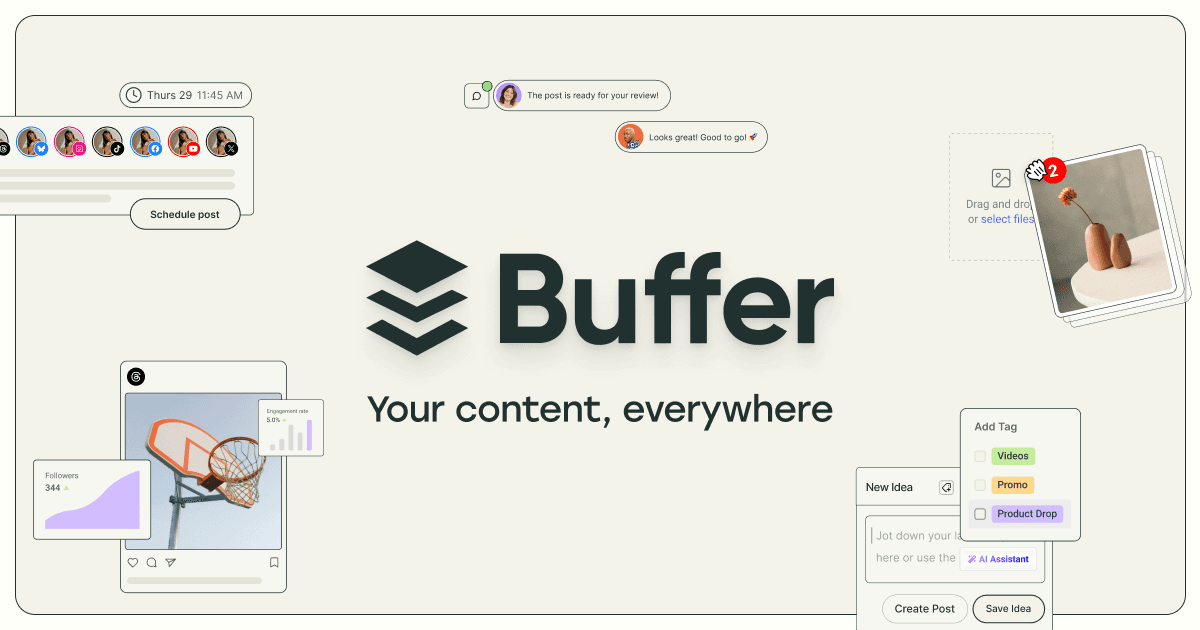 Buffer product preview