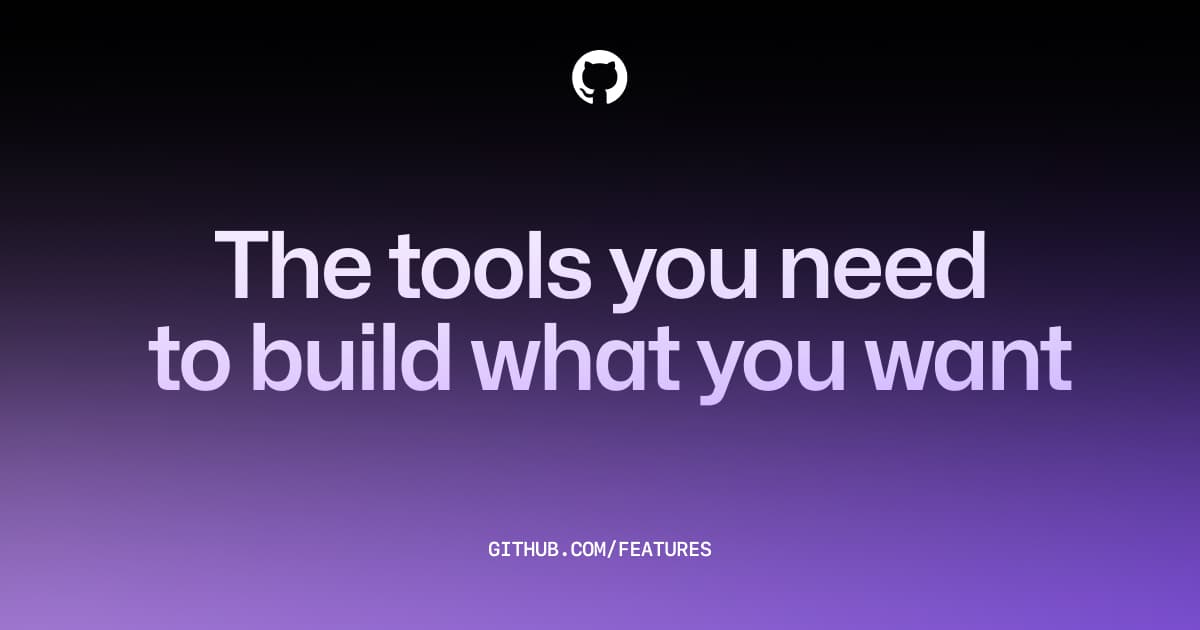 GitHub product preview