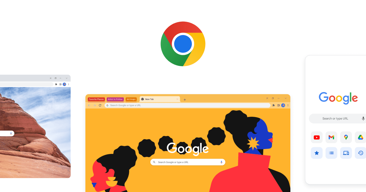 Google Chrome product preview