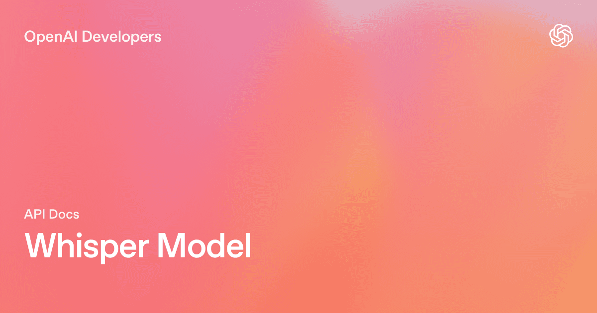 OpenAI Whisper product preview
