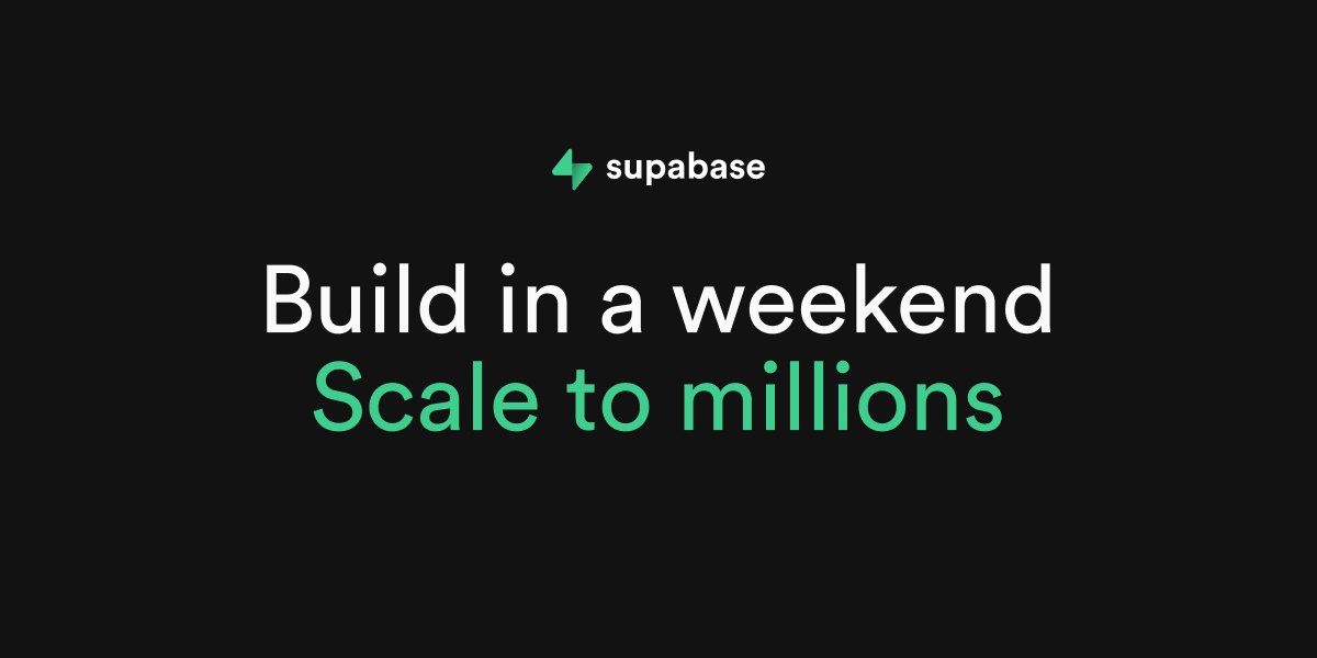 Supabase product preview