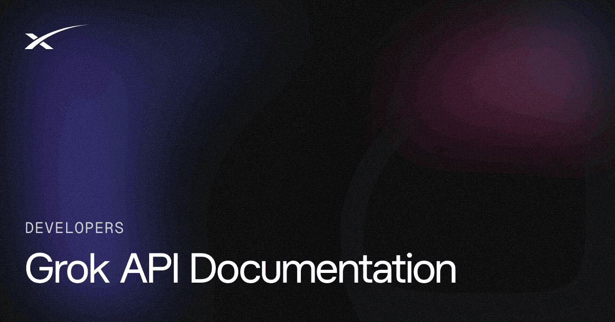 xAI API product preview