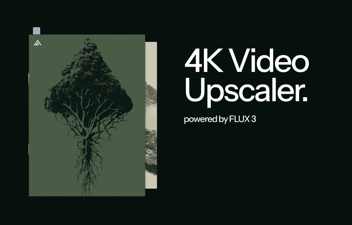 FLUX Video Upscale product preview