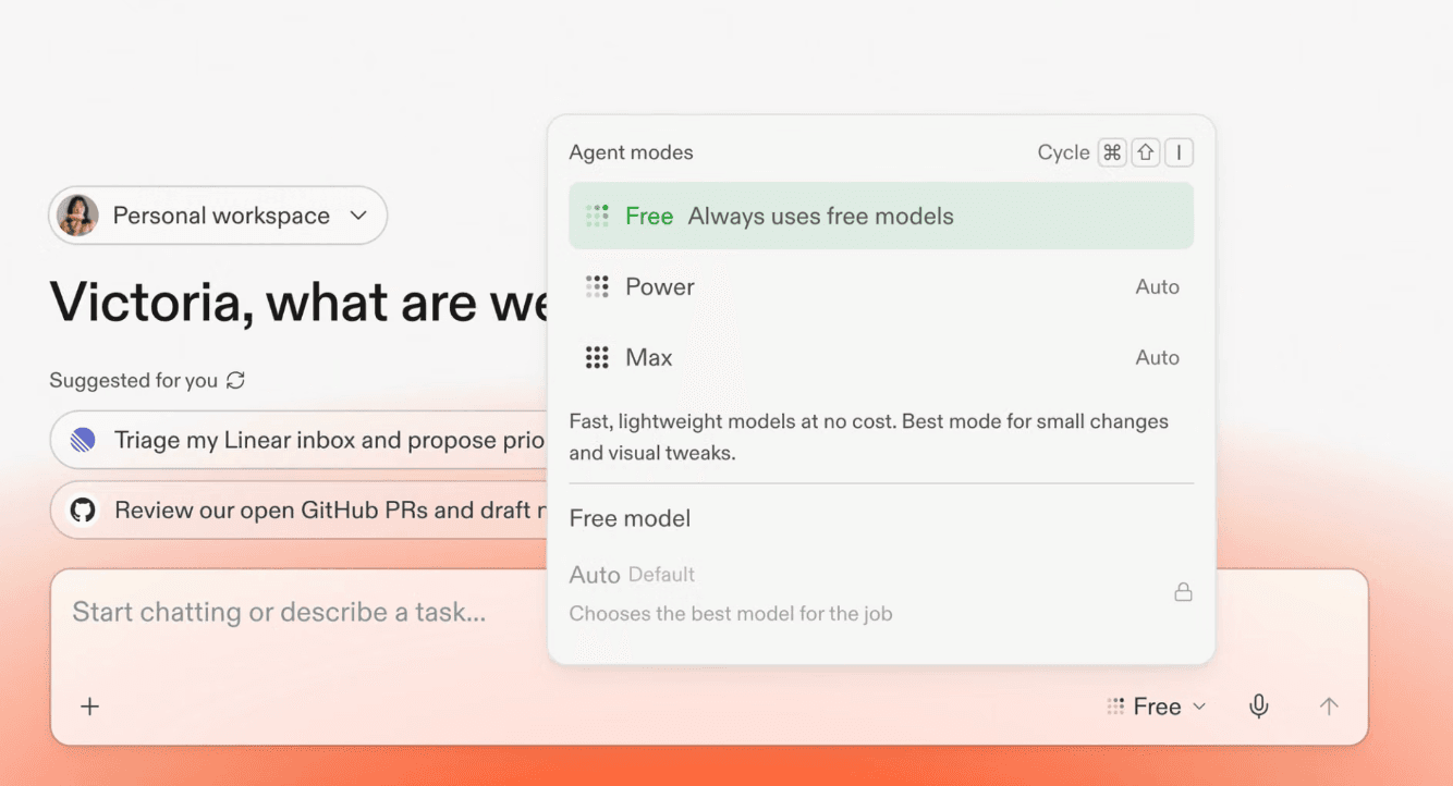 Replit Free Mode product preview