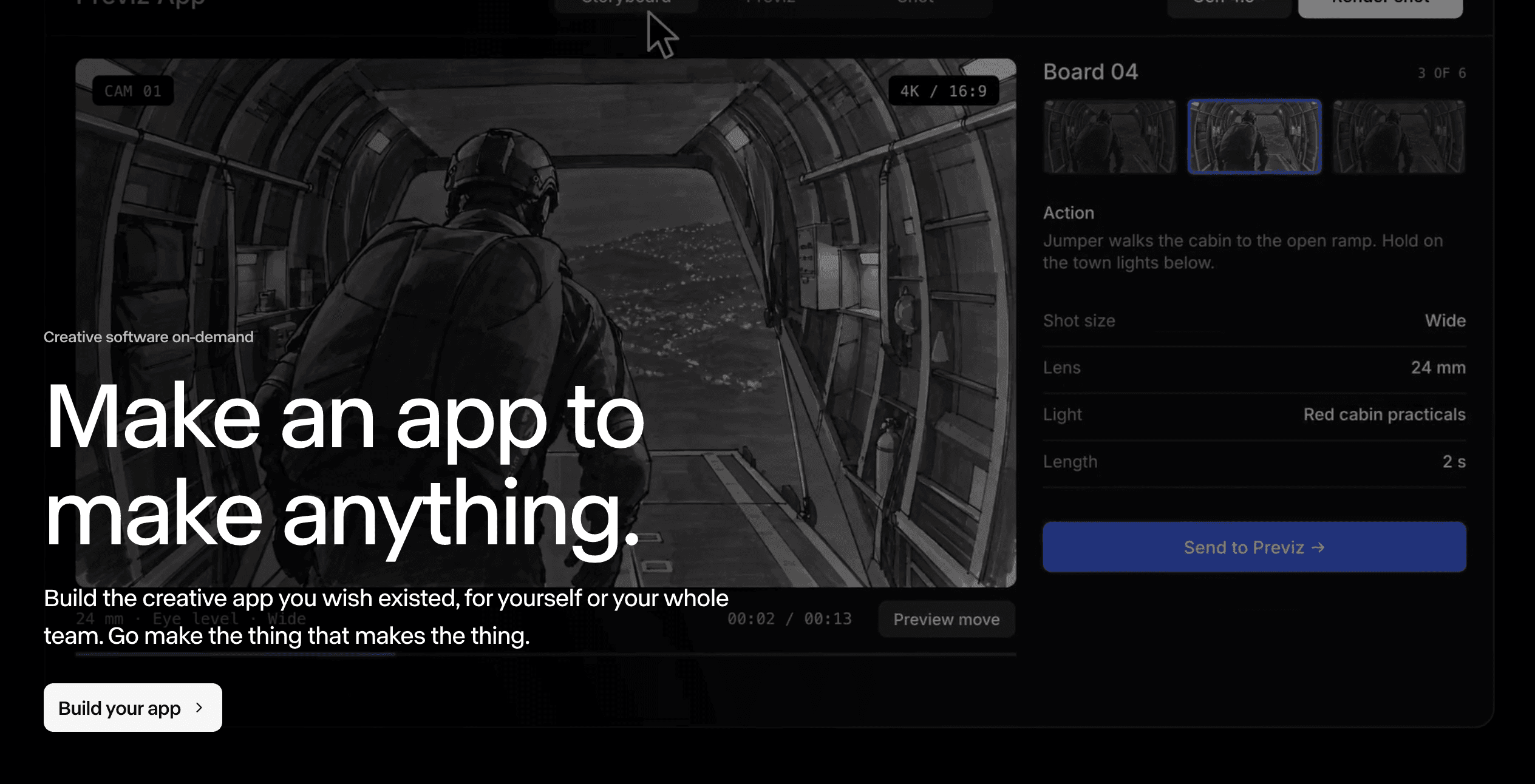Runway App Studio product preview
