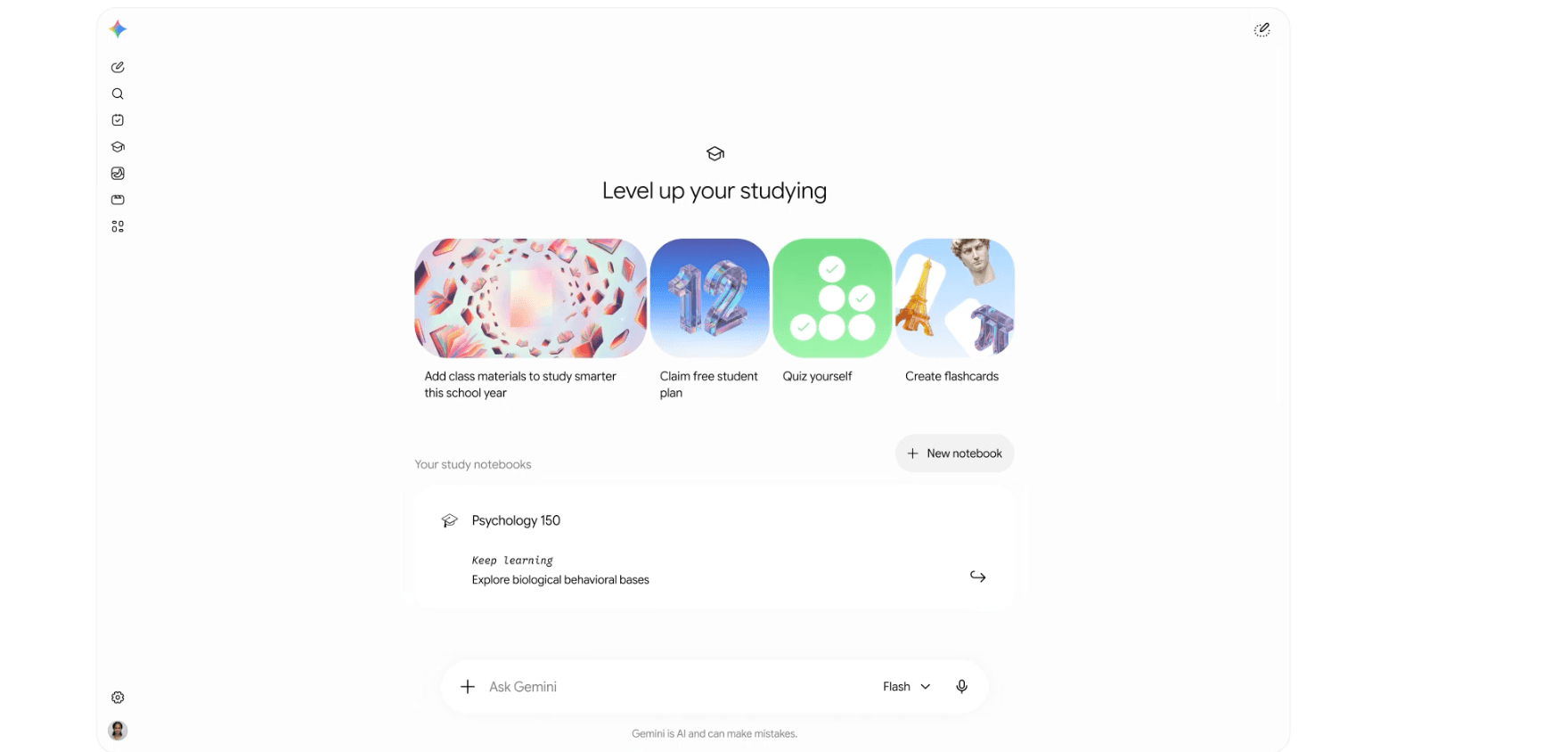 Gemini Student Hub product preview