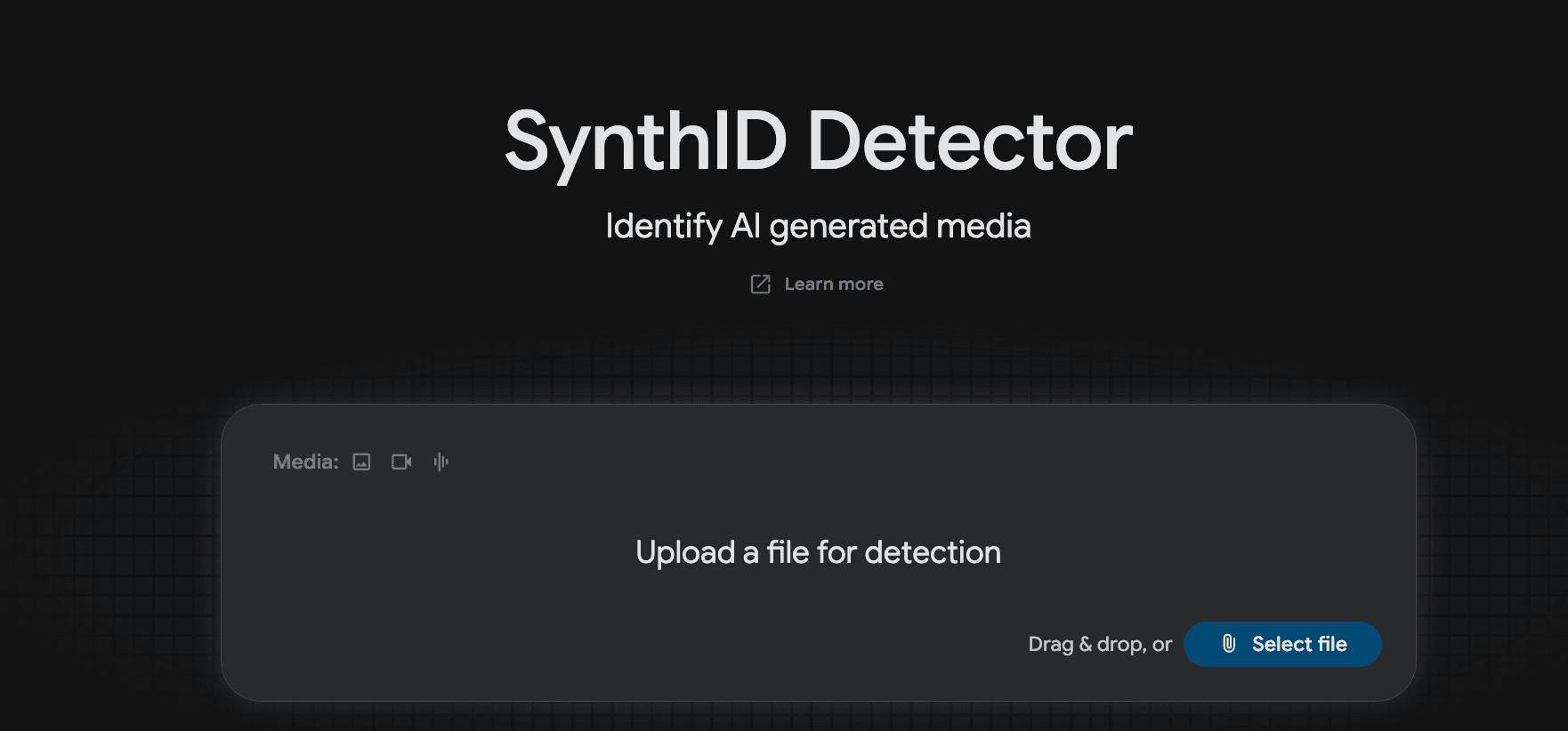 SynthID Detector product preview