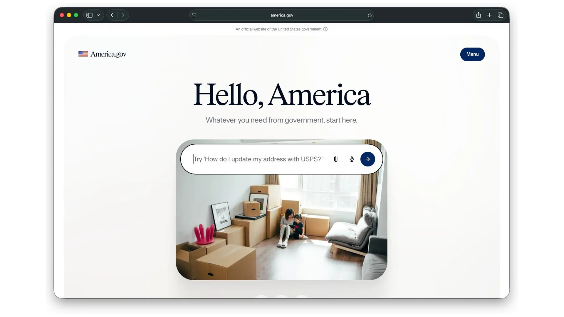 The U.S. federal government gets an AI front door — newsletter story image