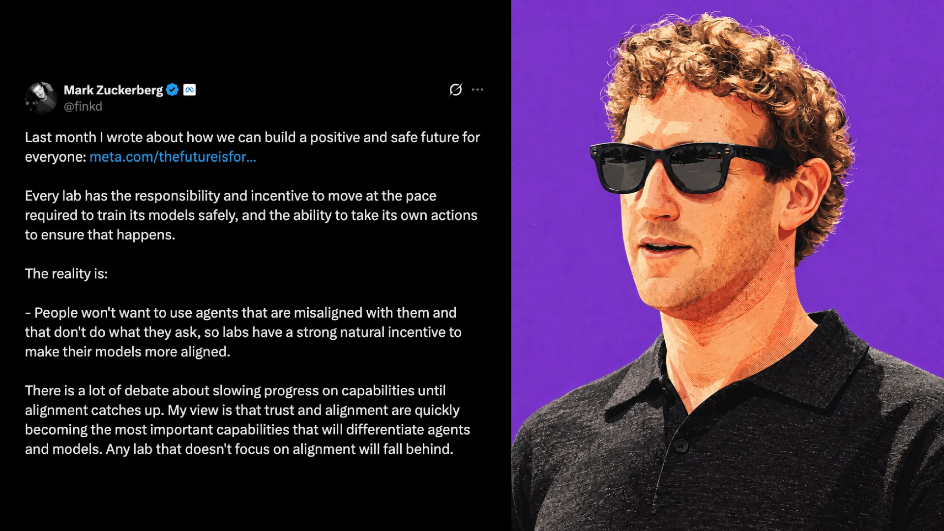 Zuckerberg breaks ranks on the AI slowdown — newsletter story image