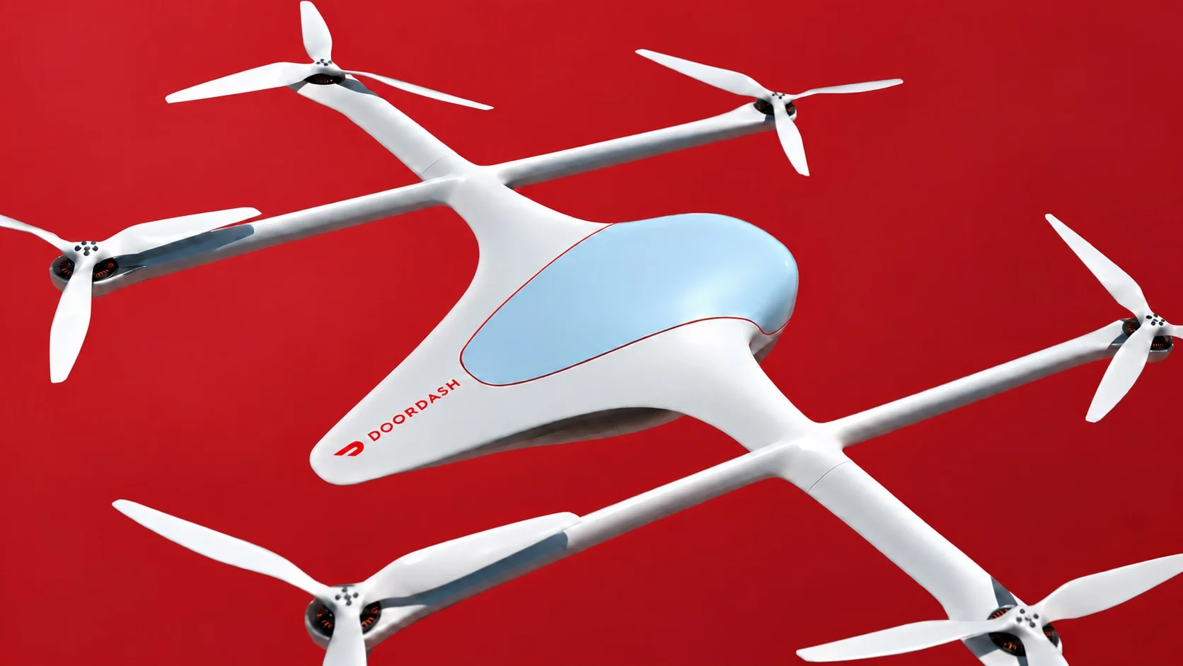 DoorDash builds its own delivery drone — newsletter story image
