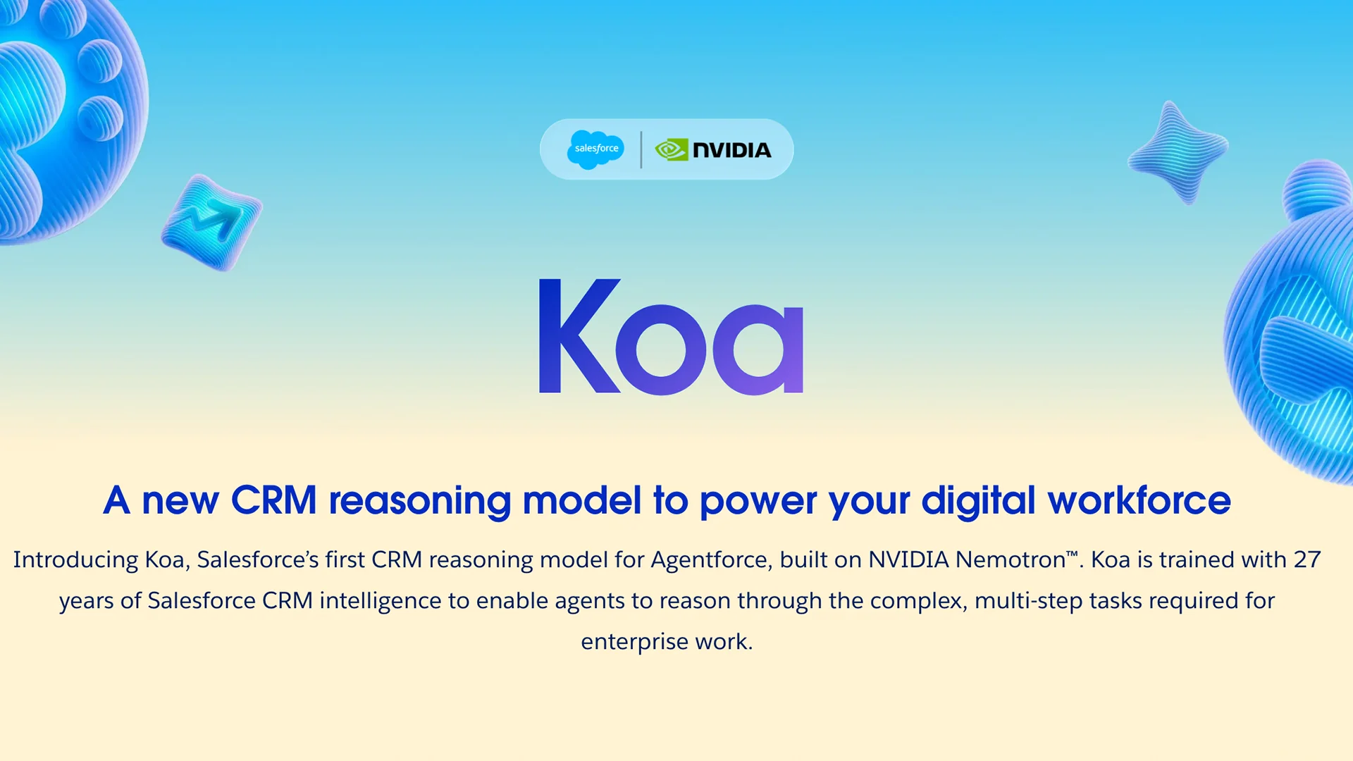 Salesforce trains its own reasoning model — newsletter story image